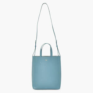 Celine celadon Cabas blue calfskin Vertical Bag Tote
